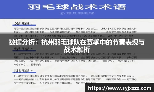 数据分析：杭州羽毛球队在赛季中的节奏表现与战术解析